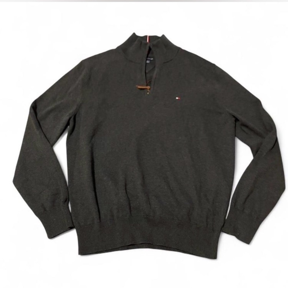 Tommy Hilfiger Men's Charcoal Pullover